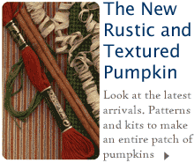 The New Rustic and Textured Pumpkin. Patterns and kits available